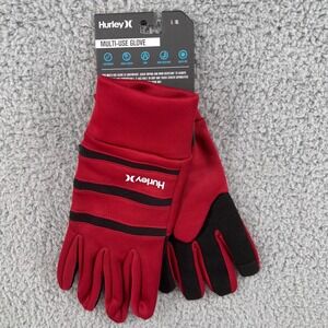 Hurley Muli-Use Lightweight Fast Drying Winter Gloves Men's Sz Large / XL NWT